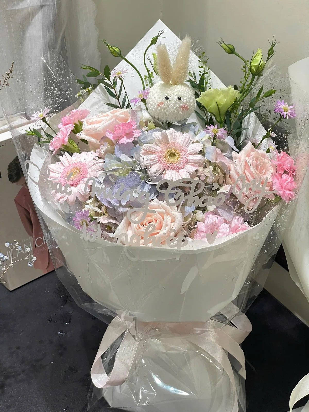 Thỏ Pastel Đồng Tiền Hồng
