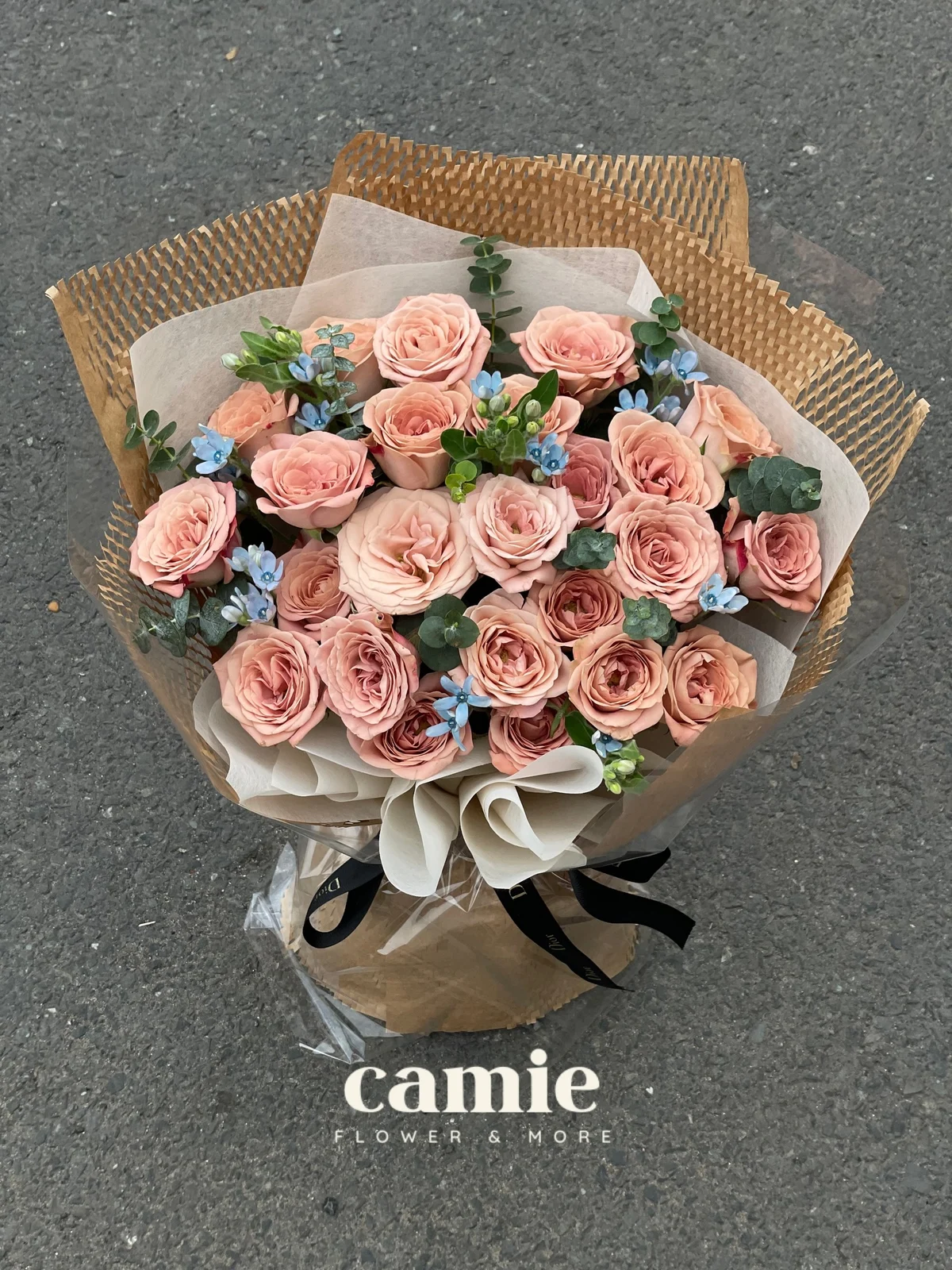 Hồng Cam Đào Giấy Tổ Ong